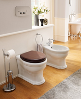 Унитаз Scarabeo Castellana напольный приставной цвет белый с антибактериальным и грязеотталкивающим покрытием BIOKER арт-5306 BK — фото 2, Напольные унитазы