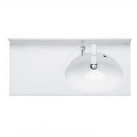 Раковина ОТЕЛЬ 3/1000, правая с навесами и диспенсором арт-1A70083NOT01R — фото 2, Раковины подвесные