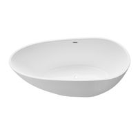 Ванна отдельностоящая Grossman Fly GR-1103 (160х80х60) цвет белый,1 место — фото 2, Акриловые ванны