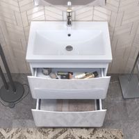 Товар: Тумба под раковину VIGO Glem 70 напольная белый (323) - фото 4 Тумба под раковину VIGO Glem 70 напольная белый (323) — фото 4, Тумбы под раковину