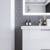 Тумба под раковину подвесная Бриклаер Хелена белый, 80 см 4627125416361 — фото 6, Тумбы с раковиной