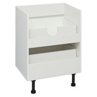 Тумба напольная с умывальником AXIOMA 60 /2 ящ/ AQUA DE MARCO 5060WGAXI/F — фото 4, Тумбы с раковиной