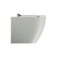 Товар: унитаз приставной PURA безободковый с водоворотной системой смыва Swirlflush фаянсовый серый матовый арт-881017 - фото 2 унитаз приставной PURA безободковый с водоворотной системой смыва Swirlflush фаянсовый серый матовый арт-881017 — фото 2, Приставные унитазы