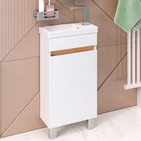 Тумба напольная с умывальником SYDNEY 40 /правая/ AQUA DE MARCO 5040WCSYD — фото 1, Тумбы с раковиной