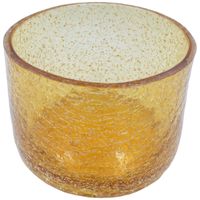 ELISABETTA Баночка высокая, H17 см. с крышкой, стекло/золото 17056 — фото 3, Органайзеры для ванной