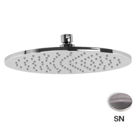 Верхний душ, Fima Carlo Frattini, Showerhead, тип установки-настенный, потолочный, размер душевого диска, мм-250*250, форма-круглая, держатель-необходимо заказать, материал-латунь, цвет-никель брашированный арт-F2621/2SN — фото 1, Верхние души