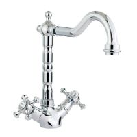 Товар: PRESTIGE См-ль д/раковины излив "змейка", донный клапан "click-clack", хром 31614 - фото 1 PRESTIGE См-ль д/раковины излив "змейка", донный клапан "click-clack", хром 31614 — фото 1, Смесители для раковины