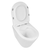 Товар: Унитаз подвесной Azario VENTO 360х485х350 безободковый, c быстросьемным сиденьем микролифт арт-AZ-1046 - фото 2 Унитаз подвесной Azario VENTO 360х485х350 безободковый, c быстросьемным сиденьем микролифт арт-AZ-1046 — фото 2, Подвесные унитазы