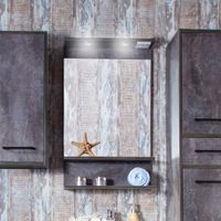 Товар: Зеркало Бриклаер ЧИЛИ 55 см, цемент 4627125415159 - фото 1 Зеркало Бриклаер ЧИЛИ 55 см, цемент 4627125415159 — фото 1, Зеркала в ванную комнату