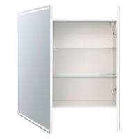 Зеркальный шкаф ASTI 80 c LED-подсветкой /ИК выключатель на взмах /AQUA DE MARCO 1080CAST — фото 5, Зеркальные шкафы в ванную