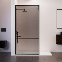 Товар: Душевая перегородка RGW WA-09B 1000, профиль черный, стекло тонированное, арт-06100910-34 - фото 3 Душевая перегородка RGW WA-09B 1000, профиль черный, стекло тонированное, арт-06100910-34 — фото 3, Душевые перегородки