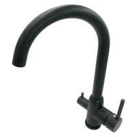 NAPOLI Смеситель д/кухни совмещенный с краном для питьевой воды, черный камень арт-32665 — фото 6, Смесители для кухни