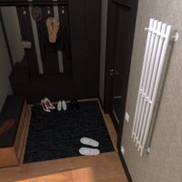 Полотенцесушитель электрический INARO 1200х240 правый, скр.монтаж, СНШ, белый матовый(RAL 9016), (Ferrum, 8 крючков), Маргроид арт-Inaro-12024-1049-9016R — фото 2, Электрические полотенцесушители