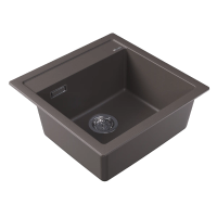 Мойка "Эстель" 510, серый шелк FS 20.515.C0510.307 — фото 1, Кухонные мойки