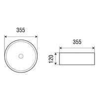 Товар: Раковина-чаша Azario 355х355х120 накладная, круглая, темный мрамор арт-AZ-3134-M816 - фото 4 Раковина-чаша Azario 355х355х120 накладная, круглая, темный мрамор арт-AZ-3134-M816 — фото 4, Раковины накладные