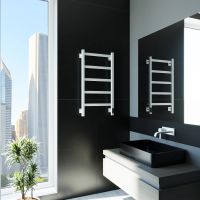 Полотенцесушитель электрический Grota Soffi K 430х800 белый Soffi K 430х800 RAL9016 EL — фото 2, Электрические полотенцесушители