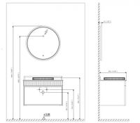 Товар: Тумба с раковиной ORKA Molino 80 подвесная, антрацит матовый, 2 ручки в комплекте золото и хром 5004666 - фото 6 Тумба с раковиной ORKA Molino 80 подвесная, антрацит матовый, 2 ручки в комплекте золото и хром 5004666 — фото 6, Тумбы с раковиной
