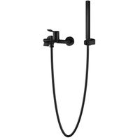 Смеситель для ванны и душа Azario ABILITY с ручным душем, керамический картридж, черный матовый арт-AZ-VRY238331PA — фото 6, Смеситель для ванны