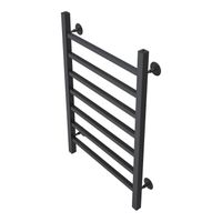 Полотенцесушитель водяной AZARIO ANCONA 500/800 квадрат, 7 секций, нижнее/диагональное подключение, 1/2", графит арт-AZ83916G — фото 1, Водяные полотенцесушители