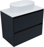 Тумба под раковину Allen Brau Activity 80 1.34012.AM антрацит матовый/олива браш — фото 6, Тумбы под раковину