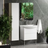 Раковина КЕРАМИН КЛЕРМОНТ 55 белый глянец CDB00028499 арт-4810531150060 — фото 4, Раковины встраиваемые сверху