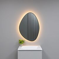 600x850 Зеркало с подсветкой, универсальный монтаж арт-AQM9110B — фото 2, Зеркала в ванную комнату