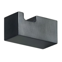 Крючок COLOMBO DESIGN MINI Q одинарный цвет графит матовый арт-CD127.GM — фото 3, Крючки для полотенец