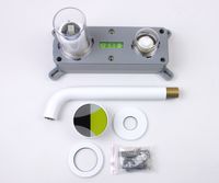 Товар: Смеситель для раковины встраиваемый Bronze de Luxe , белый/желтый арт-9007W-Y - фото 5 Смеситель для раковины встраиваемый Bronze de Luxe , белый/желтый арт-9007W-Y — фото 5, Смесители для раковины