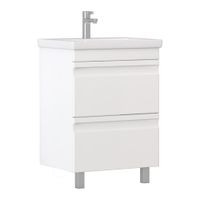 Тумба под раковину VIGO Holly 60 напольная белый арт-039 — фото 7, Тумбы под раковину