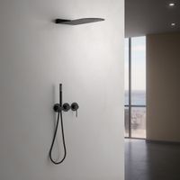 Душевая система встроенная Timo Saona SX-2340/03SM черный — фото 1, Встраиваемые душевые комплекты