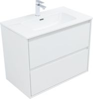 Товар: Тумба с раковиной Aquanet Милан 80 цв. белый глянец 00340154 - фото 7 Тумба с раковиной Aquanet Милан 80 цв. белый глянец 00340154 — фото 7, Тумбы с раковиной