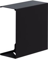 Полка Aquanet Магнум 25x25 черная матовая, квадрат 00302223 — фото 1, Полки для ванной и душа