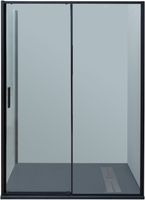 Боковая стенка Aquanet Pleasure Evo 800 профиль черный, прозрачное стекло арт-AE65-F80-BT — фото 4, Боковые стенки