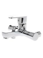 OneLife Полимерный смеситель для ванны с душ.гарнитуром, хром арт-P05-611cr — фото 3, Смеситель для ванны