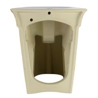 MONACO Биде напольное, белая керамика, декор золото арт-32073 — фото 5, Биде напольные