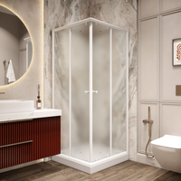 Ограждение VIVA90B N душевое Ceruttispa без поддона (90x90x195) — фото 200, Прямоугольные душевые уголки