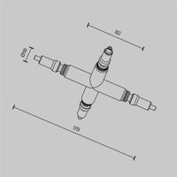 Комплектующие для систем освещения с токоведущими элементами Technical арт-CA008TX-B — фото 2, Комплектующие для освещения