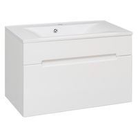 Тумба подвесная OLIVIA 80 /1 ящ/ AQUA DE MARCO 2080COLI/H — фото 2, Тумбы под раковину