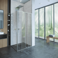 Душевая стенка ALEX BAITLER 7 серия SG71C90 прозрачное стекло — фото 1, Душевые перегородки