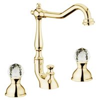 Смеситель для раковины Webert Karenina , золото арт-KA750202010 — фото 1, Смесители для раковины