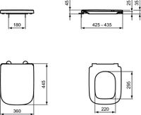 Товар: Крышка-сиденье для унитаза Ideal Standard i.life B с функцией плавного закрытия, дюропласт, металлические шарниры, легкосъемное (T468301) - фото 6 Крышка-сиденье для унитаза Ideal Standard i.life B с функцией плавного закрытия, дюропласт, металлические шарниры, легкосъемное (T468301) — фото 6, Сиденья для унитаза