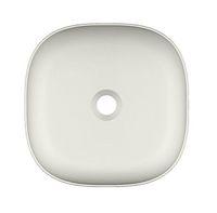 Раковина Scarabeo GLAM накладная без перелива без отверстий цвет белый матовый арт-1806 41 — фото 2, Раковины накладные