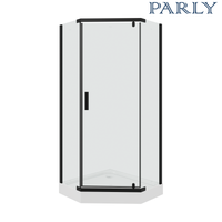 Ограждение VIVA90B N душевое Ceruttispa без поддона (90x90x195) — фото 347, Прямоугольные душевые уголки