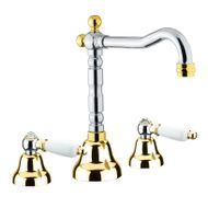 Товар: Смеситель для раковины Fiore COLONIALE SKY (SWAROVSKI®) 03CO0637, хром/золото - фото 1 Смеситель для раковины Fiore COLONIALE SKY (SWAROVSKI®) 03CO0637, хром/золото — фото 1, Смесители для раковины