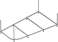 Товар: RAMA0109 Усиленная рама YUKON лев. 160х90 - фото 1 RAMA0109 Усиленная рама YUKON лев. 160х90 — фото 1, Комплектующие