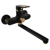 Смеситель Colorado для ванны/умывальника, цвет черный матовый/золото, CO353.5CMATZ — фото 1, Смеситель для ванны