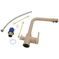 MILANO Смеситель д/кухни совмещенный с краном для питьевой воды, терракотовый камень 32663 — фото 8, Смесители для кухни