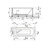 Товар: Veedi Ванна акриловая Mira 170х75 13217075 - фото 1 Veedi Ванна акриловая Mira 170х75 13217075 — фото 1, Акриловые ванны