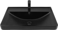 Раковина Aquanet Ирис 70 черная матовая арт-00329248 — фото 6, Раковины встраиваемые сверху