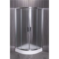 Душевой уголок ESR-8025. Размер:100x100x200 УЛУЧШЕННОЕ КАЧЕСТВО! арт-ESUGR8025 — фото 1, Душевые уголки четверть круга